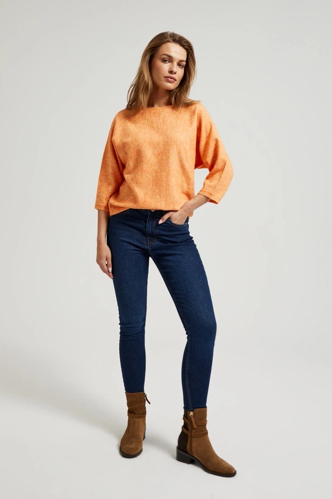 WOMEN'S SWEATER Z-SW-4512 ORANGE MEL-set