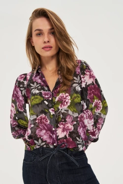 WOMEN'S SHIRT Z-KO-4807 BLACK-set