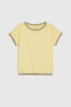 KOSZULKA DAMSKA L-TS-4927 L.YELLOW-pakiet