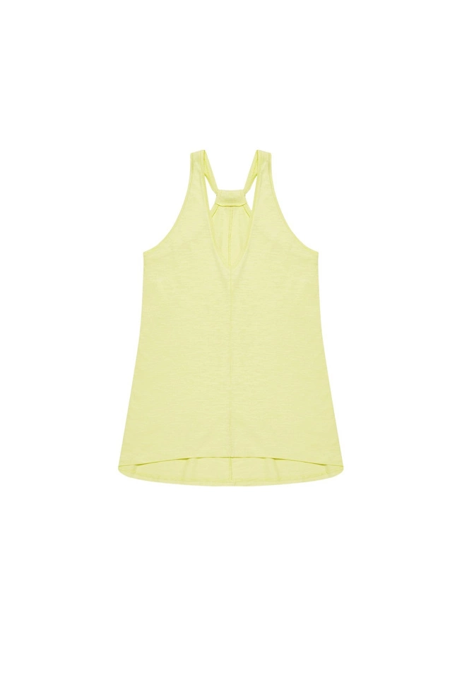 Bawełniany top L-TS-3234 L.YELLOW