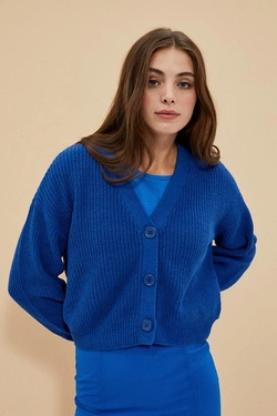 LADIES SWEATER L-SW-4000 BLUE