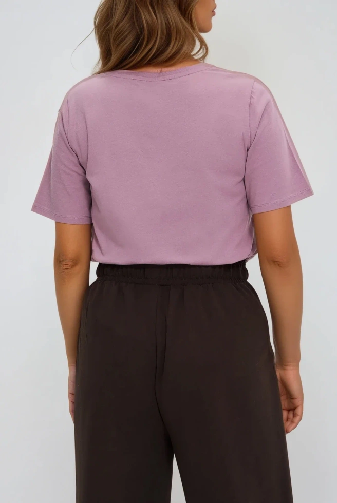 WOMEN'S TSHIRT Z-TS-4804 D.PINK