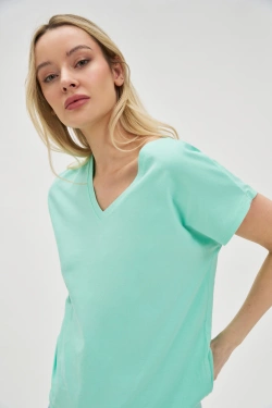 WOMEN'S TSHIRT L-TS-4623 MINT-set