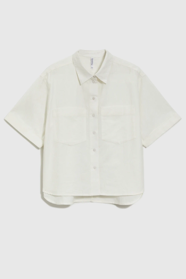 KOSZULA DAMSKA L-KO-4656 WHITE