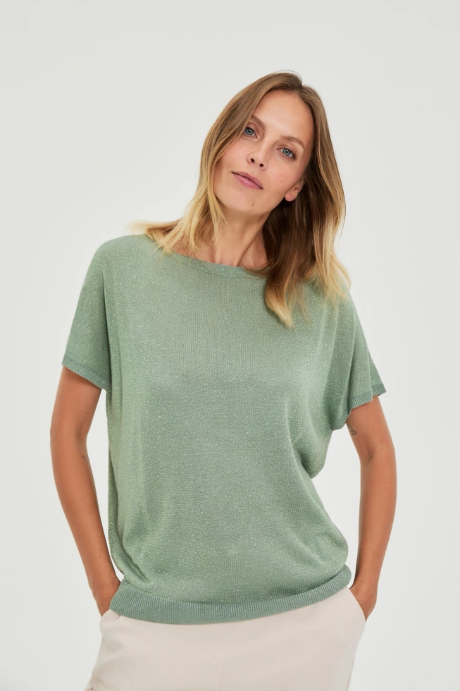 SWETER DAMSKI L-SW-4903 OLIVE