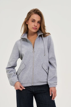 WOMEN'S SWEATSHIRT Z-BL-4811 L.GREY MEL-set