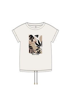 WOMEN'S TSHIRT L-TS-4972 OFF WHITE-set