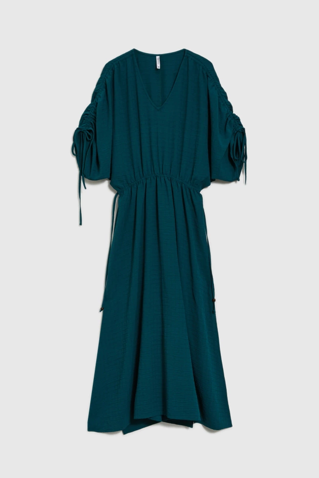 WOMEN'S DRESS L-SU-4640 D.GREEN-set