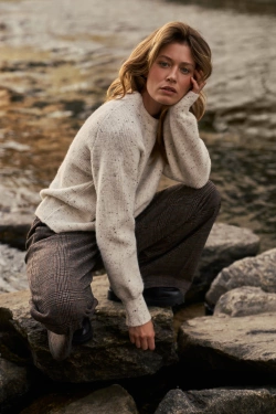 WOMEN'S SWEATER Z-SW-4836 OFF WHITE-set