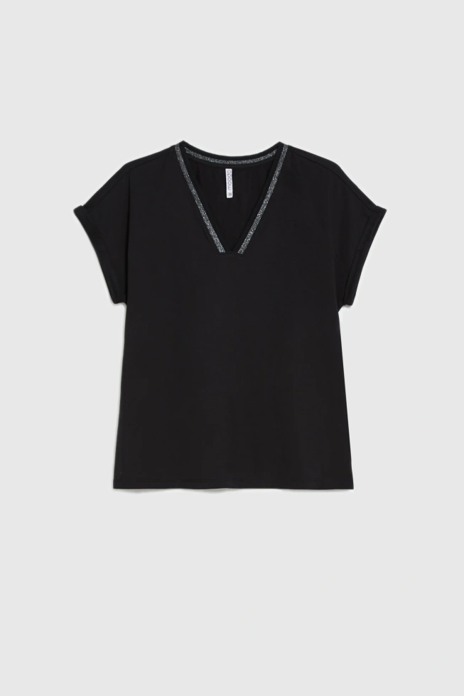 WOMEN'S TSHIRT L-TS-4926 BLACK-set