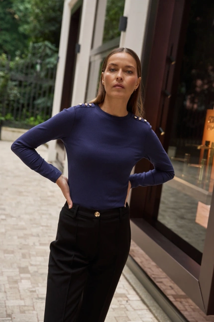 WOMEN'S LONGSLEEVE L-TS-4900 NAVY