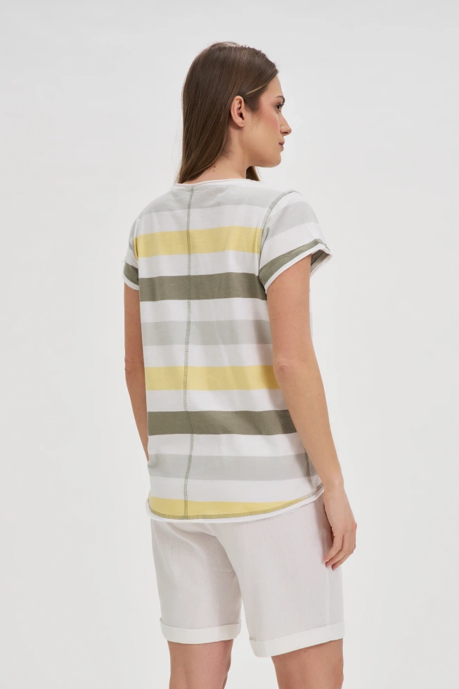 KOSZULKA DAMSKA L-TS-4698 MULTICOLOUR-pakiet