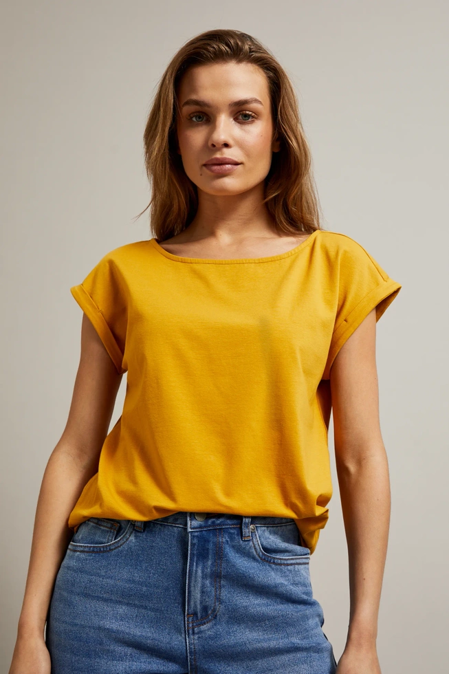 WOMEN'S TSHIRT Z-TS-4501 MUSTARD