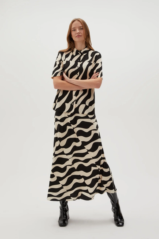 WOMEN'S SKIRT L-SC-4603 BLACK