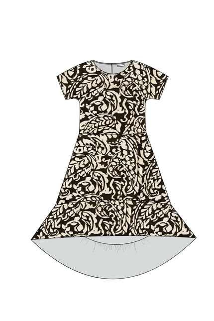 SUKIENKA DAMSKA L-SU-4946 D.BROWN