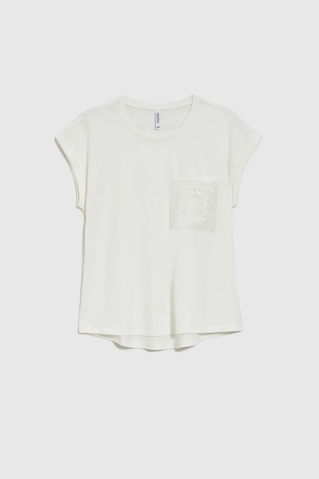 KOSZULKA DAMSKA L-TS-4673 OFF WHITE
