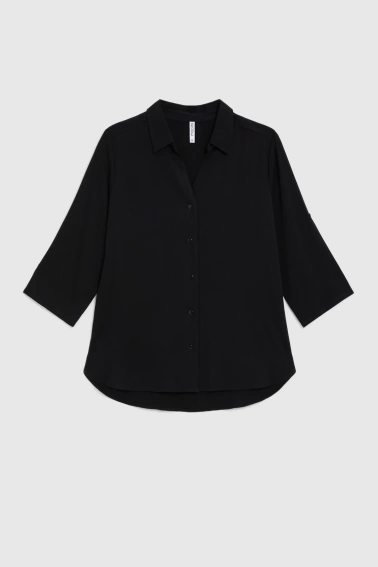 KOSZULA DAMSKA L-KO-4918 BLACK-pakiet