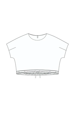 KOSZULKA DAMSKA L-TS-4968 WHITE