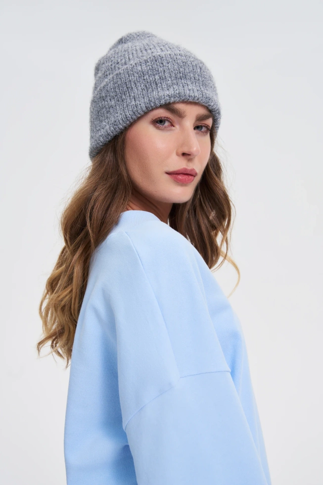CZAPKA DAMSKA Z-CZ-4804 GREY MEL