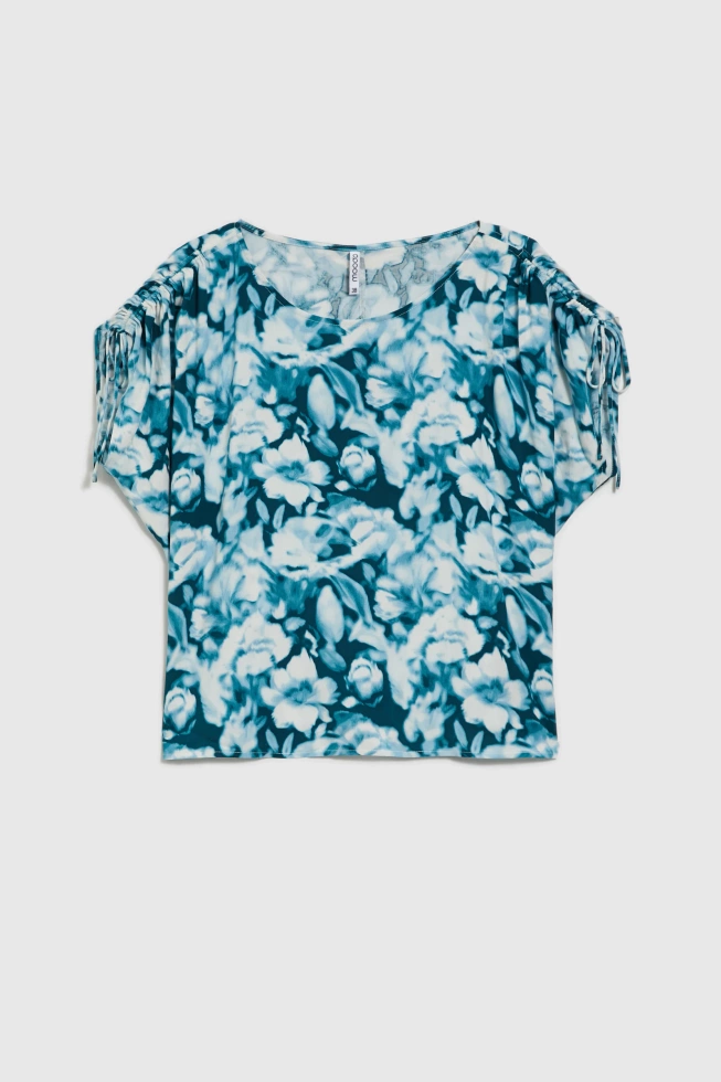 WOMEN'S SHIRT L-KO-4645 D.GREEN-set