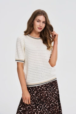 WOMEN'S SWEATER Z-SW-4805 OFF WHITE