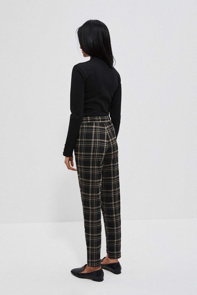 Checked trousers