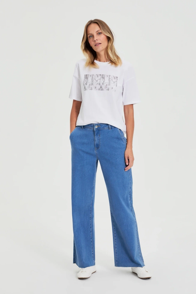 WOMEN'S JEANS L-JE-4906 BLUE