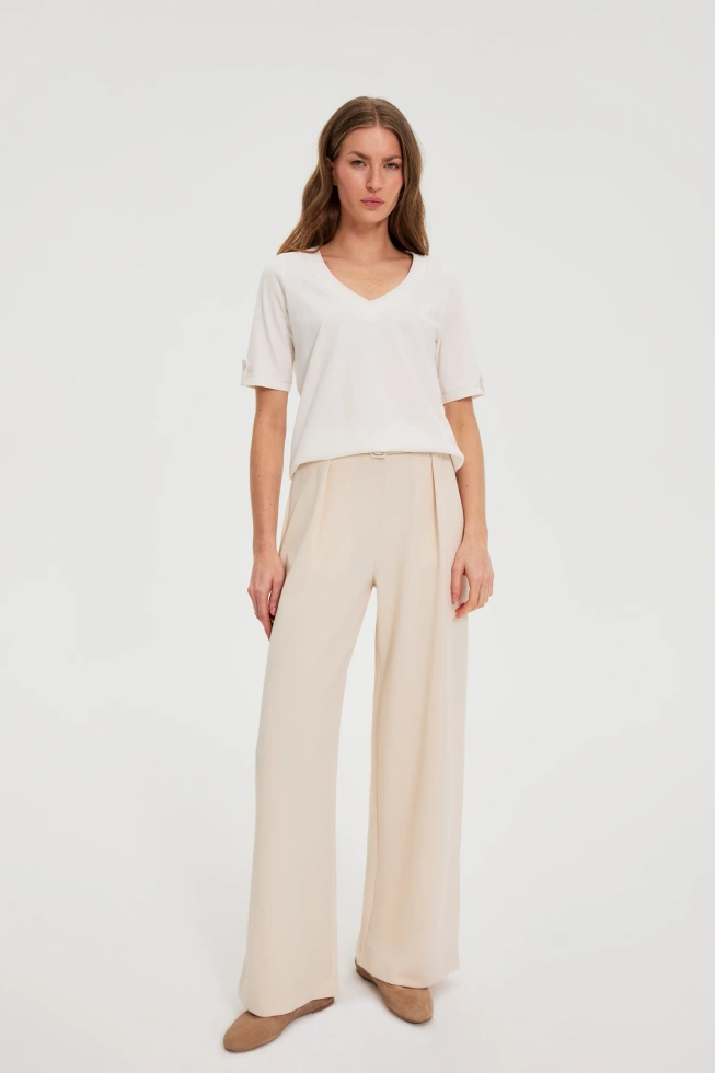 KOSZULKA DAMSKA L-TS-4932 OFF WHITE