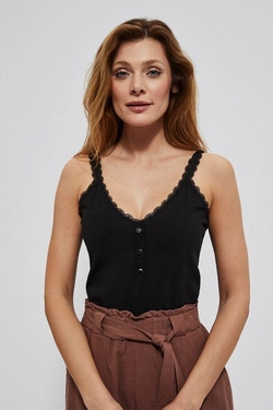 LADIES TOP L-TS-3840 BLACK