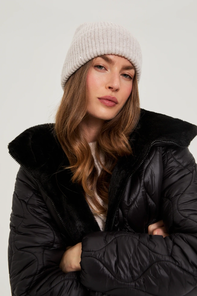 WOMEN'S JACKETS Z-KU-4819 BLACK