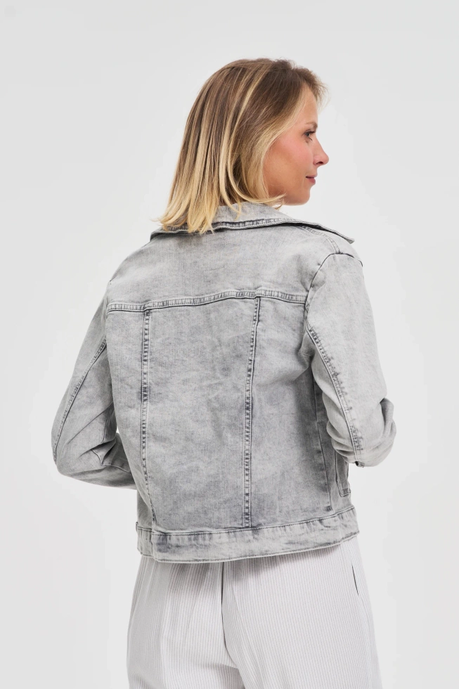 KURTKA DAMSKA L-KU-4619 GREY-pakiet