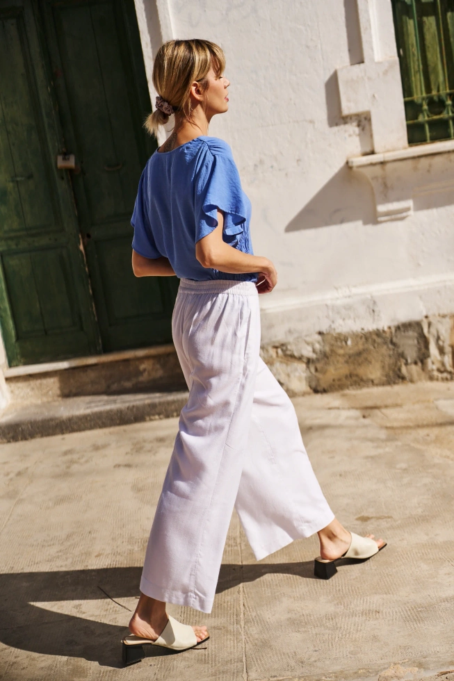 WOMEN'S PANTS L-SP-4622 WHITE