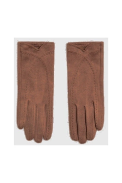 RĘKAWICZKI DAMSKIE Z-RE-4809 BROWN-pakiet