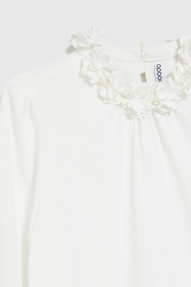 KOSZULA DAMSKA L-KO-4900 OFF WHITE-pakiet