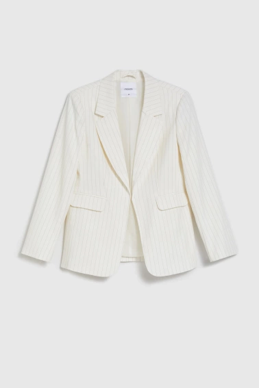 WOMEN'S BLAZER L-MR-4930 OFF WHITE-set