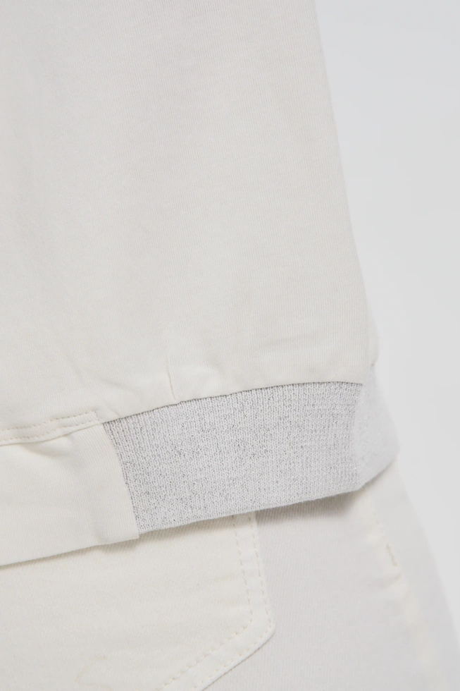 WOMEN'S TSHIRT L-TS-4640 OFF WHITE