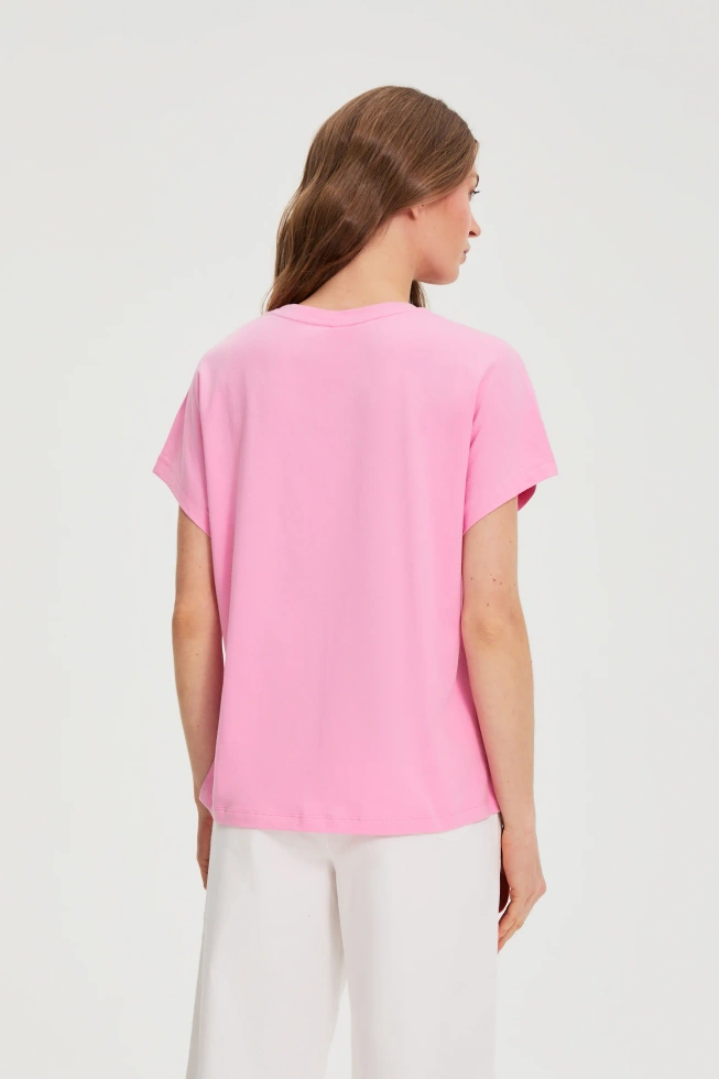 WOMEN'S TSHIRT L-TS-4947 PINK