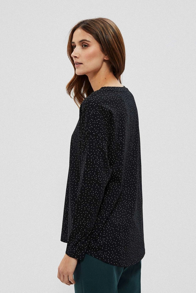 Bluzka z nadrukiem L-TS-3700 BLACK