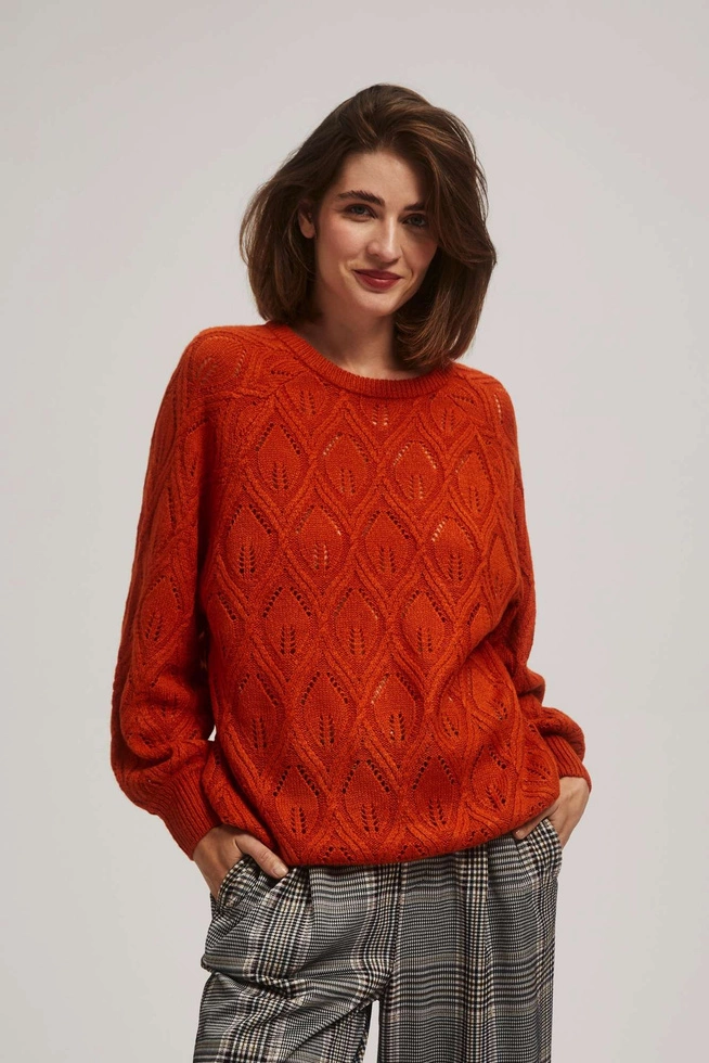 SWETER DAMSKI Z-SW-4227 D.ORANGE