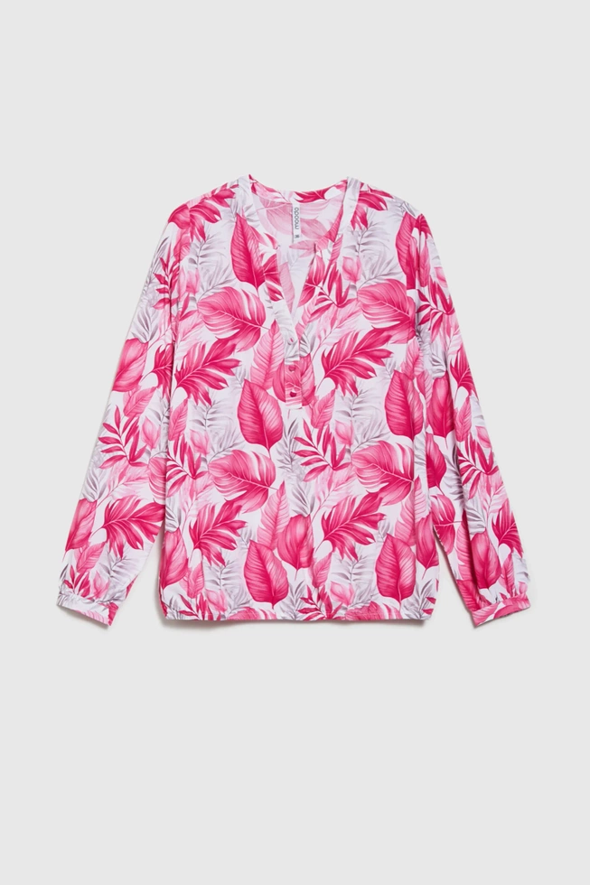 WOMEN'S SHIRT L-KO-4604 FUCHSIA