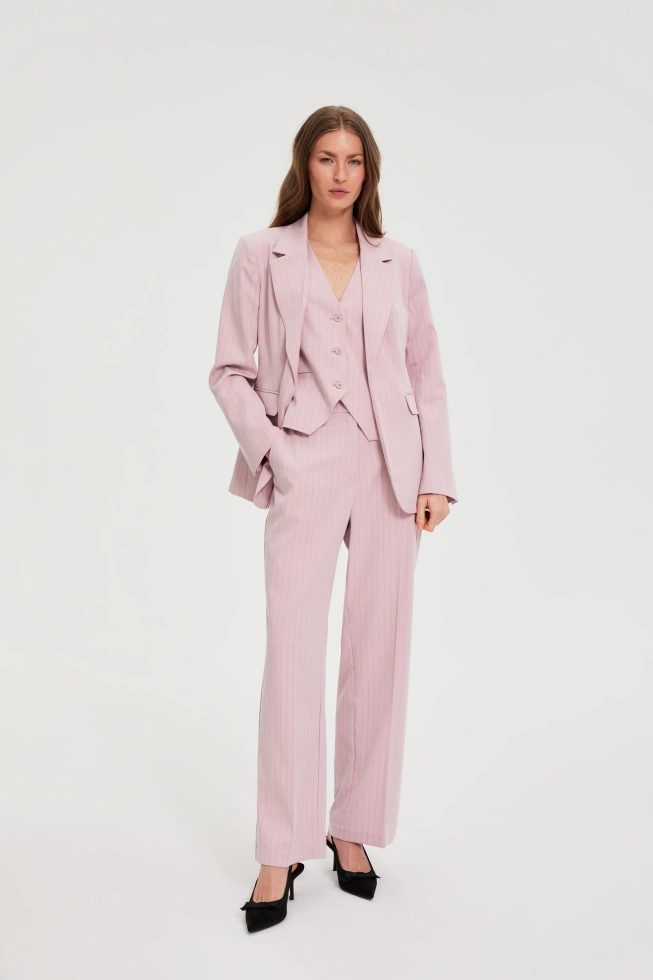 WOMEN'S PANTS L-SP-4917 DUSTY PINK