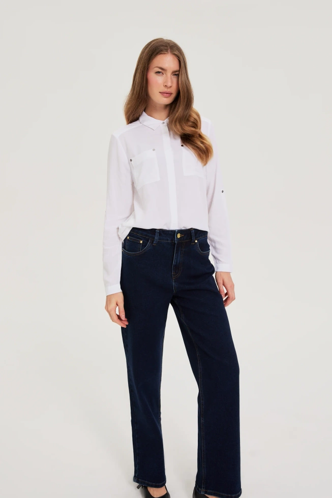 WOMEN'S SHIRT Z-KO-4809 WHITE
