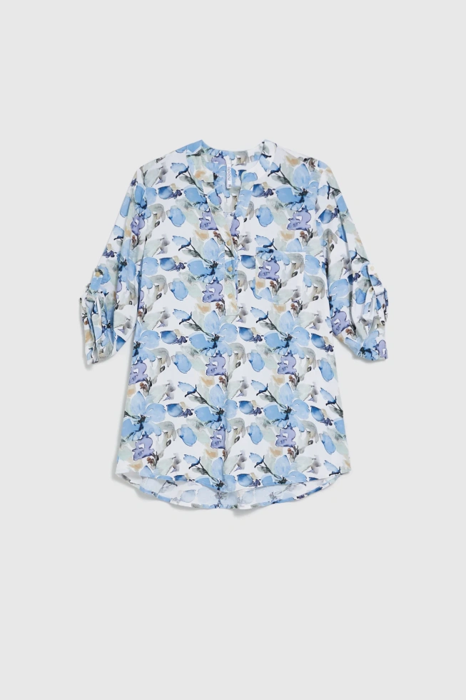 WOMEN'S SHIRT L-KO-4911 BLUE-set