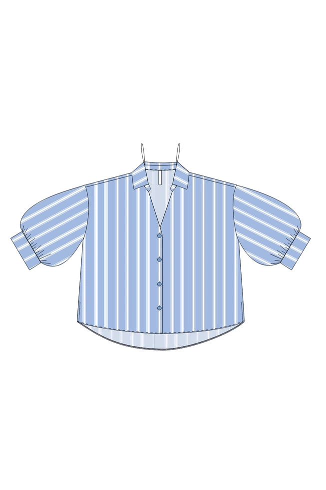 KOSZULA DAMSKA L-KO-4927 L.BLUE