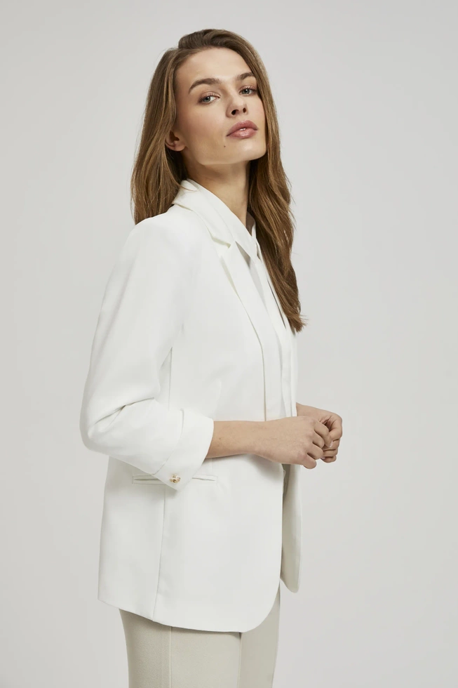 MARYNARKA DAMSKA L-MR-4308 OFF WHITE