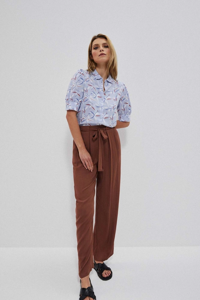 Wide viscose pants