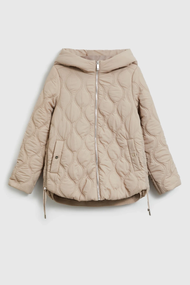 KURTKA DAMSKA L-KU-4901 BEIGE-pakiet