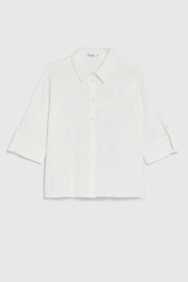 KOSZULA DAMSKA L-KO-4926 OFF WHITE