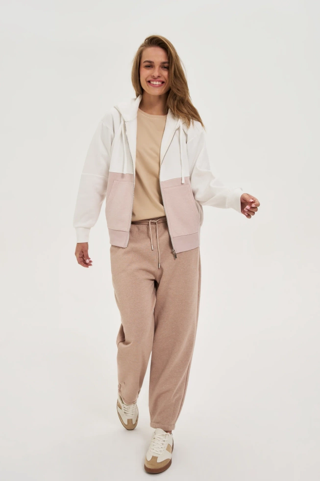 BLUZA DAMSKA Z-BL-4818 L.BEIGE MEL-pakiet