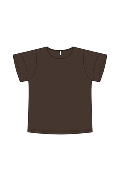 KOSZULKA DAMSKA L-TS-5005 D.BROWN-pakiet